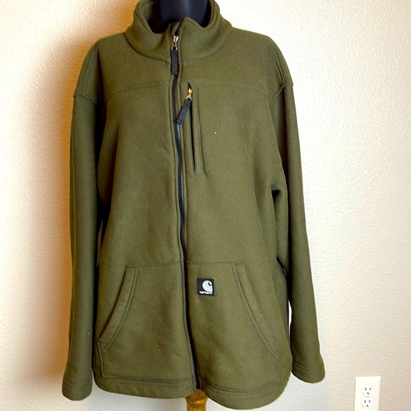 Carhartt Other - Carhartt fleece jacket, men’s Sz XL, hunter green